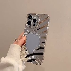 AKABEILA 🔥Mirror Case🔥เคส For iPhone 11 XR 16 17 15 13 12 14 Pro Max XS Max 7 8 Plus SE 2020 2022 เคสไอโฟน 11 กันกระแทก ชุบ เคสโทรศัพท์กระจกเวฟ เคสทรศัพท์
