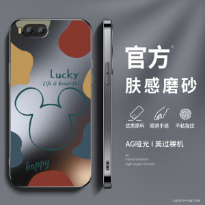Smiley Mickey Silicone Phone Case for Xiaomi Note3 Anti-Fingerprint Durable Lens Included Matte Finish Couple Style Protective Cover