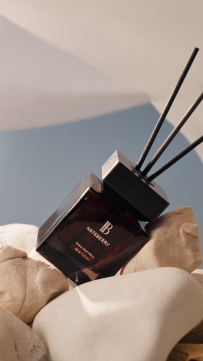 HATEBERRY SCENT ก้านไม้หอมปรับอากาศ กลิ่น Sea & Cypress Sound ขนาด 150 ...