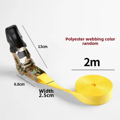 25mm Ratchet Strap No Hook Tensioner for Car Truck Bicycle Binding Rope Fixed Brake Rope Fastening Belt Clamps Accessories