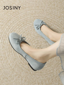 Josiny | New Summer French Style Ballet Flats with Bow and Mary Jane Design