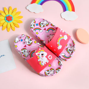 รองเท้าแตะฤดูร้อนการ์ตูนสําหรับเด็กผู้ชายใช้ในร่มพร้อมคุณสมบัติด้านล่างนุ่มและกันลื่นเหมาะสําหรับเด็กอายุ 3-6 ปีขึ้นไป