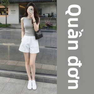 NIUVIES | Bộ Áo Không Tay và Quần Ống Rộng Thời Trang