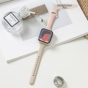 CRAFTSMAN DAI | Apple Watch Compatible Silicone Sport Band Slim Red
