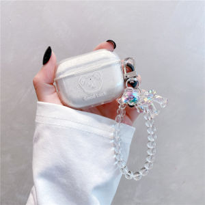 Cute Sparkling Transparent Airpods Pro2 Protective Case Apple Earphone Cover Soft Shell Cool Simple Minimalist Styles