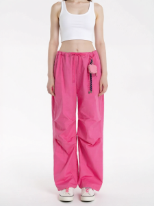 Summer New Style Casual Multi-purpose Womens Pants with Drawstring Cuff