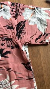 สินค้ามีพร้อมส่ง เสื้อลายดอก เสื้อ เสื้อเชิ๊ตคอปกแขนสั้น เสื้อสตรี เสื้อเชิ๊ตลำลอง เสื้อเชิ๊ตแขนสั้น เสื้อสงกรานต์ เสื้อผ้าผู้หญิง