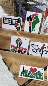 STICKER FREEPALESTINE PVC KALIS AIR Sticker Motor & Kereta HelmetLaptop Buku
