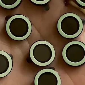 1-3Pcs Night Light Ceramic Camera Lens Protector Film For iPhone 12 17 14 Plus 13 Mini 11 16 15 Pro Max Air Luminous Ring Cap