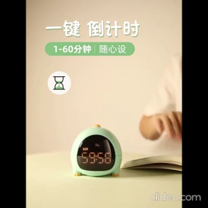 New Alarm Clock Dinosaur LED Night Light 2022 Cartoon Electronic Digital Clock Room Decoration and Smart Alarm Clock Night Light