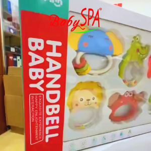 [𝐒𝐆 𝐒𝐞𝐥𝐥𝐞𝐫] BabySPA 6 in 1 Baby Rattle Set Silicone Soft Safe Latex Free BPA Free 0 Month and Above