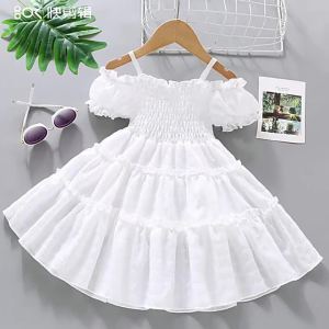 Gaun Modis untuk Anak: Pilihan Gaun Anak Lengan Puffed