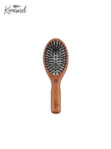 KRRAMEL | Curly Hair专用 Boar Bristle Hair Brush