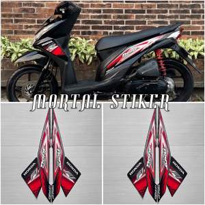 STIKER STRIPING LIS LES BODY MOTOR BEAT FI ESP 2013 2014