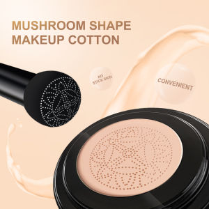 简素净 | Lightweight Mushroom Head Air Cushion High Cover Oil Control Brighten Skin Tone Hide Dark Circle Blemish Facial Concealer Makeu
