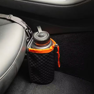Car Cup Holder Large Water Bottle Insulated Pouch Organizer