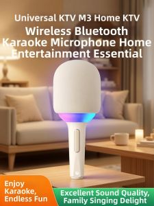QUANMINKGE | Wireless Bluetooth Karaoke Microphone Home KTV