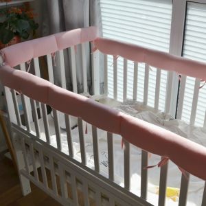 Pure Cotton Baby Bed Safety Protection Barrier Soft Edged Anti-Collision Strip Child Fence Bite Resistant Infant Barrier