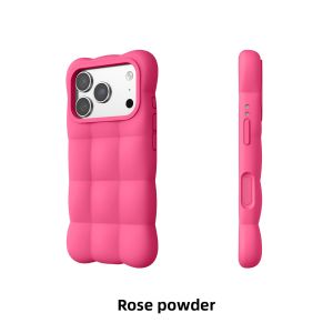 Ốp Điện Thoại iPhone 16/17/18 Pro Max Chất Liệu Silicon Lỏng 3D Cloud Puff - Chống Sốc Chống Xước Chống Trơn Trượt