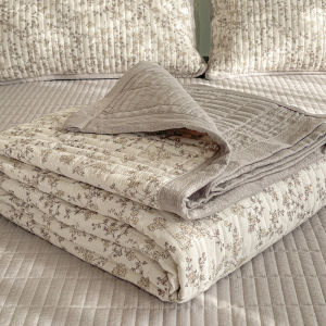 MANCAI | Bộ Đồ Chăn Ga Gối Cotton Rửa Mềm Mại Hai Lớp Cho Mọi Mùa