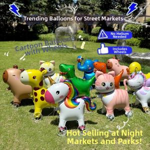 Rolling Q-style 3D Animal Balloons