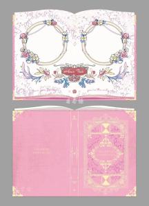 Double Barbecue Grain Display Props Acrylic Storage Wedding Certificate Destiny Love Cartoon Anime Surroundings Table Game