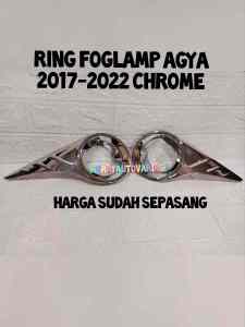 Cover ring foglamp agya 2017-2022 chrome