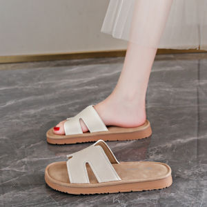 Dép Đế Phẳng Bằng Da Thật Đế Mềm Đi Biển Mùa Hè Cho Nữ Dép Đế Bằng Đế Mềm Đế Mềm Đi Biển Thường Ngày Cho Thanh Thiếu Niên