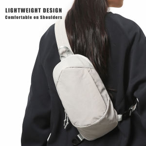 Crossbody Bag Mens Casual Chest Bag 2025 New Fashion Trendy Brand Small Shoulder Bag Womens Lightweight Sports Waist Bag Shoulder Bag