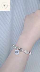 8mm爆米花白晶搭配四季幽灵・财气满满好运连连[财运人缘双提升]19cm|Popcorn Quartz with Four-Season Phantom · Fortune & Charm Double Luck Booster