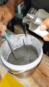 Free Tool💥Epoxy Colored Sand Self-Leveling Cement Floor Paint Imitation Marble High Hardness Wear Resistant 环氧彩砂地坪漆