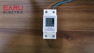 Aptomat điện tử thông minh chống quá dòng quá áp thấp áp chống rò điện hiển thị công xuất