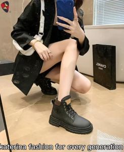 Katerina Fashion Korean Ankle Boots Shoes For Women Sized 35-40