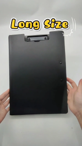 A4/Long Clipboard File Folder Clipboard With Cover 2 Fasteners Metal Clip School Office Supplies