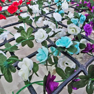 Azgalery PBP97 / Tanaman Hias Rambat Bunga Mawar Daun Juntai Plastik Buatan Artificial Rose Flower Ornamen Hiasan Gantung Hiasan Dekorasi Ruangan / COD