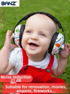 BANZ Noise Cancelling Ear Covers for Babies And Children Air Travel Pressure Relief Ear Protection Earphones Universal for Boys And Girls