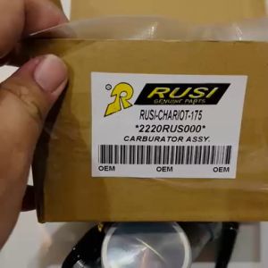 CARBURETOR ASSY RUSI CHARIOT 175 RUSI / SSX200 / GAMMA 200 / KRY200 GENUINE PARTS 2220RUS000
