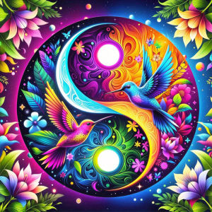 Huacan Full Square Round Diamond Painting Bird Flower Diamond Mosaic Animal Art Wall Decor
