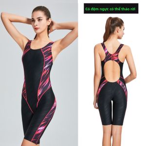 Bộ Đồ Bơi Chuyên Nghiệp Cho Nữ Bán Thân Ngắn Năm Điểm Vải Da Cá Khô Nhanh Bộ Đồ Bơi Thể Thao Mùa Hè 2023