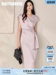 ชุดเดรสผ้าซาตินสีม่วงอ่อน แขนกุด รัดเอว ทรงเข้ารูป สำหรับผู้หญิง ชุดเดรสทำงาน ชุดเดรสฤดูร้อน ชุดเดรสสีพื้น ชุดเดรสทรงเอ