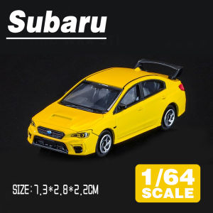 LEO 1:64 Subaru WRXSTI Diecast Model Car Alloy Cars Toys Collection Gift For Kids Boy Girl