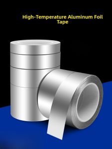 Thickened Aluminum Foil Tape Self Adhesive Waterproof Heat Insulation High Temperature Resistant Adhesive Kitchen Sink Oil Smoker Machine Sealing Stainless Steel Basin Leakage Repair Tool