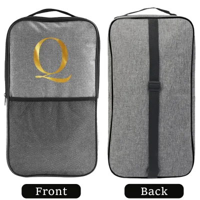 Pickleball Bag Single Strap Lightweight With Top Handle Pickleball Duffel Bag Grey Pickleball Backpack Letter Series