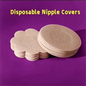 40/60/100 Pcs Ultra-Thin Disposable Round/Floral-Shaped Seamless Breathable Self-Adhesive Nipple Covers Bra Breast Patch