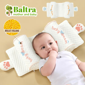 Baltra Baby Millet-Filled Shaping Pillow Breathable Infant Pillow Prevents Flat Head Pillow For Newborns