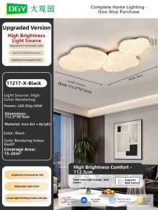 DGY | Italian Minimalist Luxury Ice-Crackled Ceiling Light