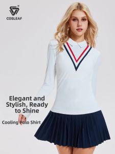 COSLEAF | Sports Long Sleeve Shirt for Running Training Fitness