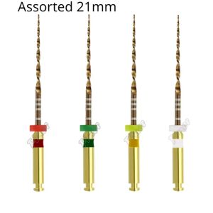 Dental Reciprocating Wave Gold Endo One Files Rotary Endodontic Files for Endomotor Root Canal Preparation Endodontic Treatment