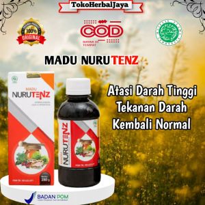 Obat Darah Tinggi Nurutenz Obat Herbal Penurun Tekanan darah tinggi Hipertensi Herbal Jantung Madu Nurutenz