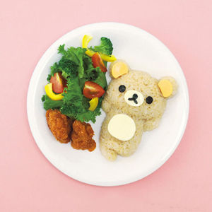 Bear Rice Ball Mold Omelette Flow Heart Egg Style Shaper Pine Bear Leaning Bear Sleep Bear Bento Rice Tool